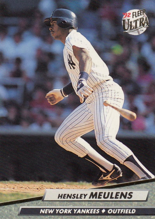 1992 Fleer Ultra Baseball #106 Hensley Meulens  New York Yankees  Image 1