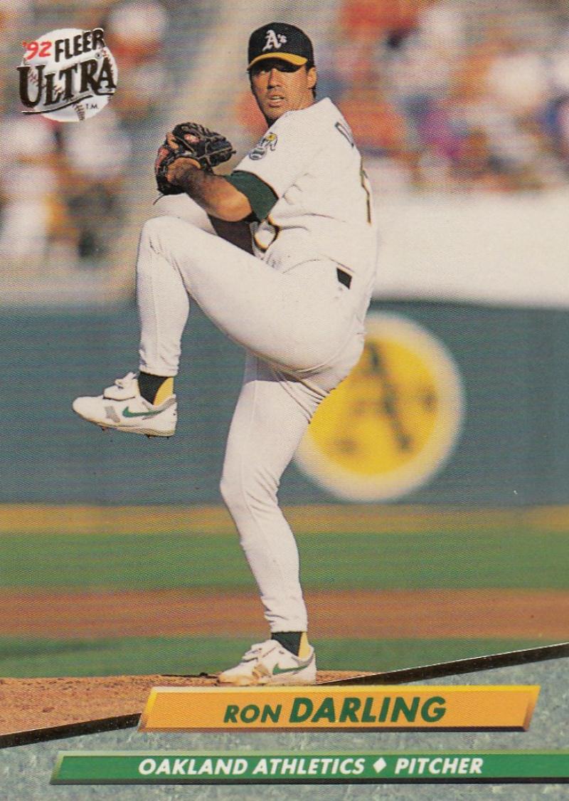 1992 Fleer Ultra Baseball #111 Ron Darling Oakland Athletics Image 1