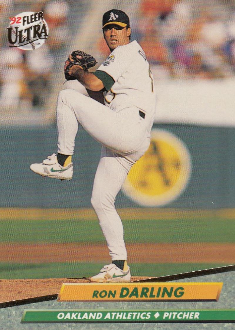 1992 Fleer Ultra Baseball #111 Ron Darling  Oakland Athletics  Image 1