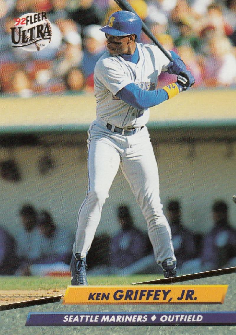 1992 Fleer Ultra Baseball #123 Ken Griffey Jr. Seattle Mariners Image 1