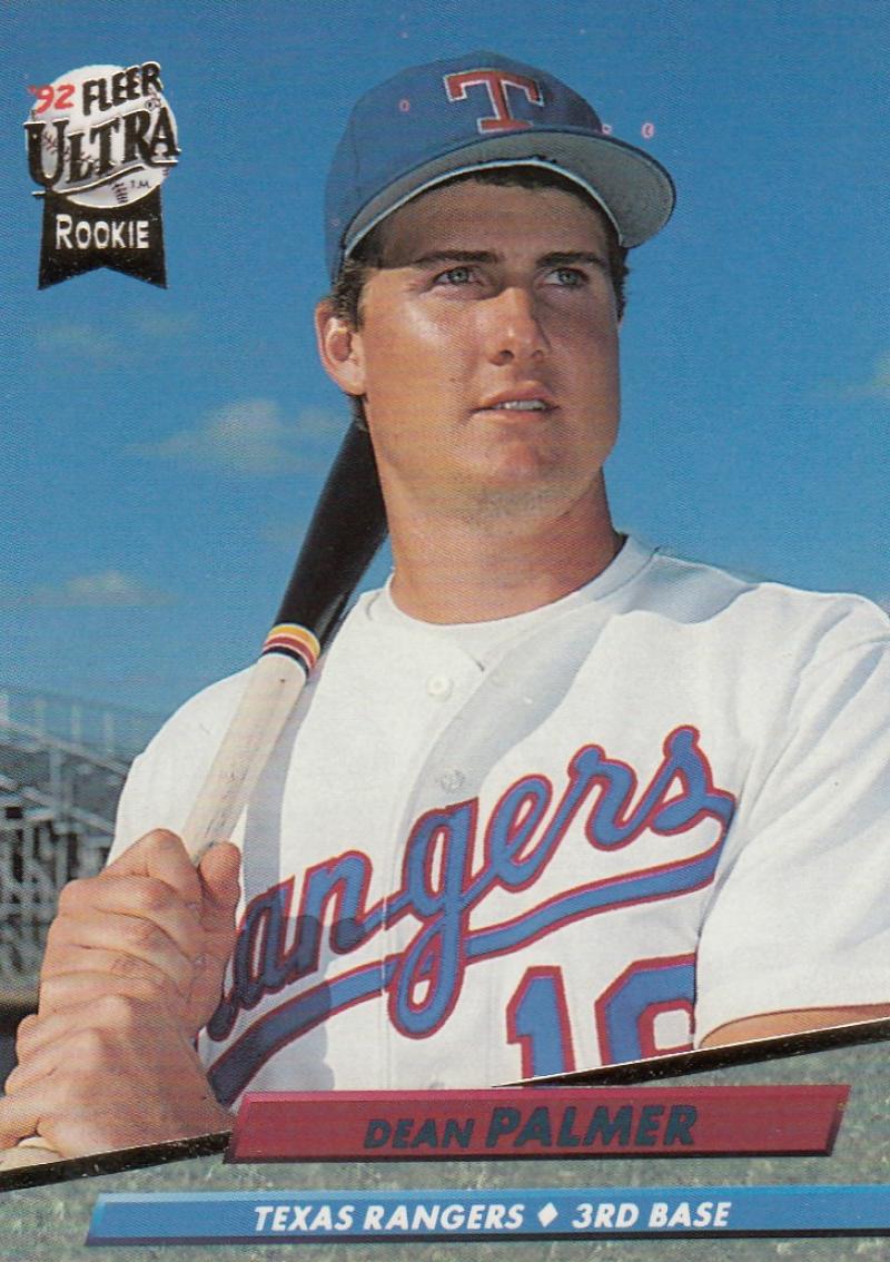 1992 Fleer Ultra Baseball #137 Dean Palmer Texas Rangers Image 1