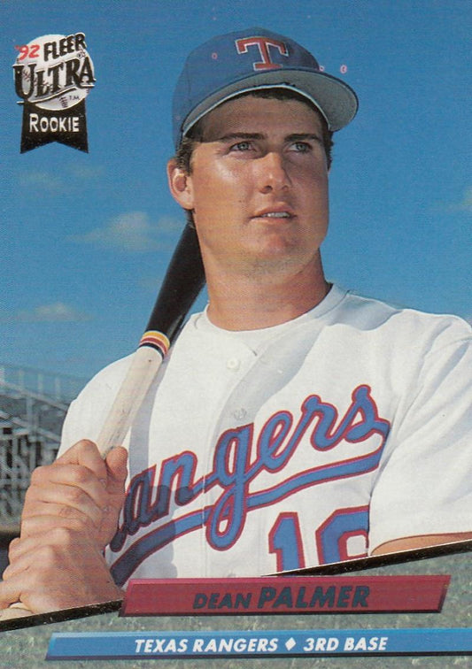 1992 Fleer Ultra Baseball #137 Dean Palmer  Texas Rangers  Image 1