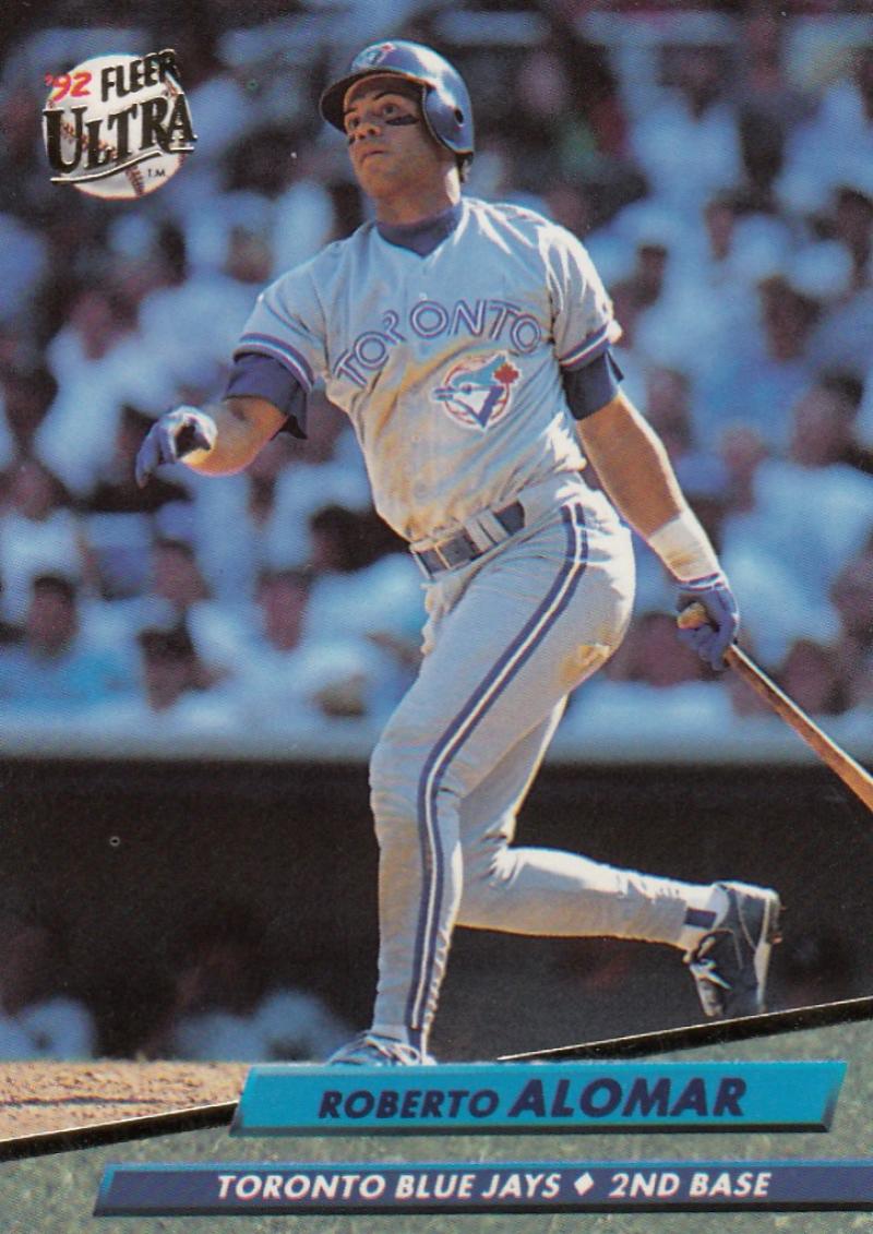 1992 Fleer Ultra Baseball #143 Roberto Alomar Toronto Blue Jays Image 1
