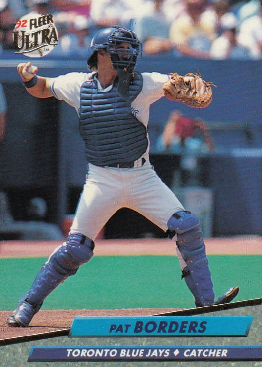 1992 Fleer Ultra Baseball #144 Pat Borders  Toronto Blue Jays  Image 1