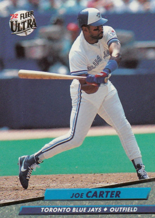 1992 Fleer Ultra Baseball #145 Joe Carter  Toronto Blue Jays  Image 1