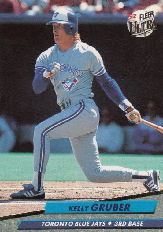 1992 Fleer Ultra Baseball #146 Kelly Gruber  Toronto Blue Jays  Image 1
