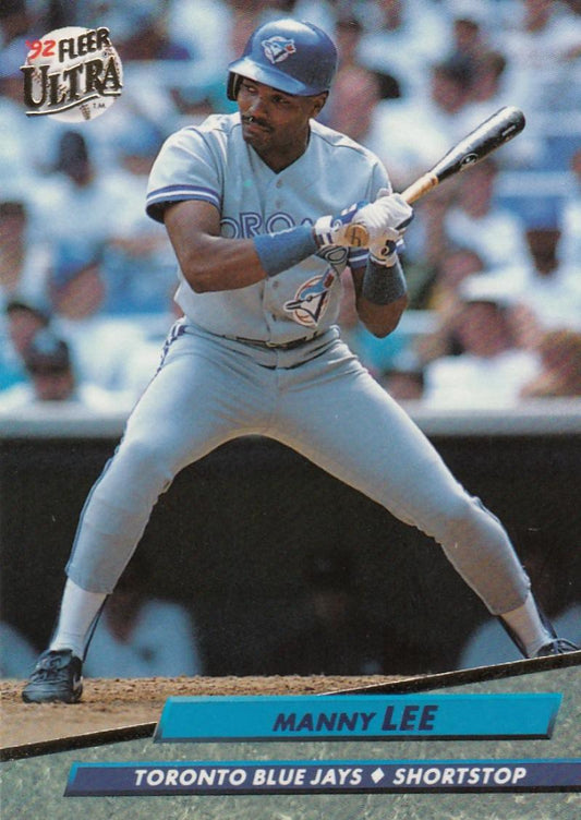 1992 Fleer Ultra Baseball #148 Manuel Lee  Toronto Blue Jays  Image 1