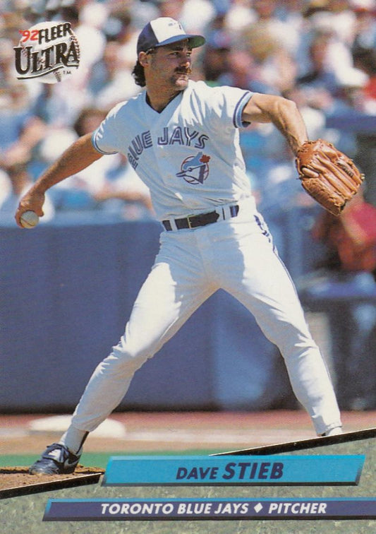 1992 Fleer Ultra Baseball #152 Dave Stieb  Toronto Blue Jays  Image 1