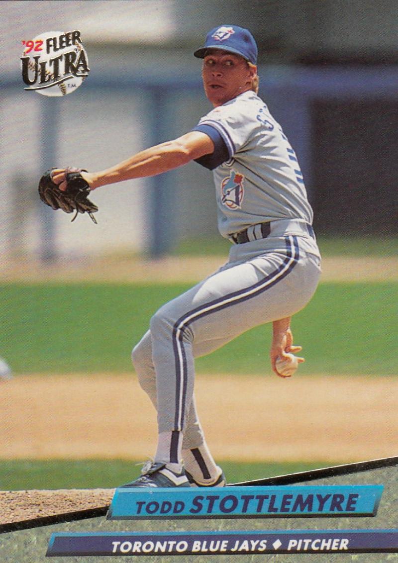 1992 Fleer Ultra Baseball #153 Todd Stottlemyre Toronto Blue Jays Image 1