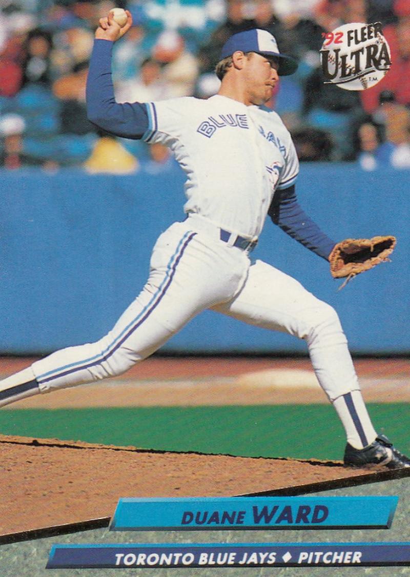 1992 Fleer Ultra Baseball #154 Duane Ward Toronto Blue Jays Image 1