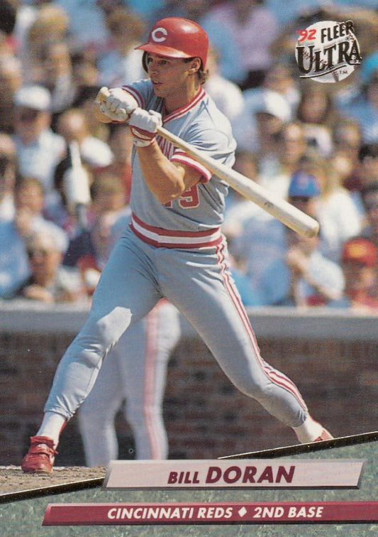 1992 Fleer Ultra Baseball #188 Bill Doran  Cincinnati Reds  Image 1
