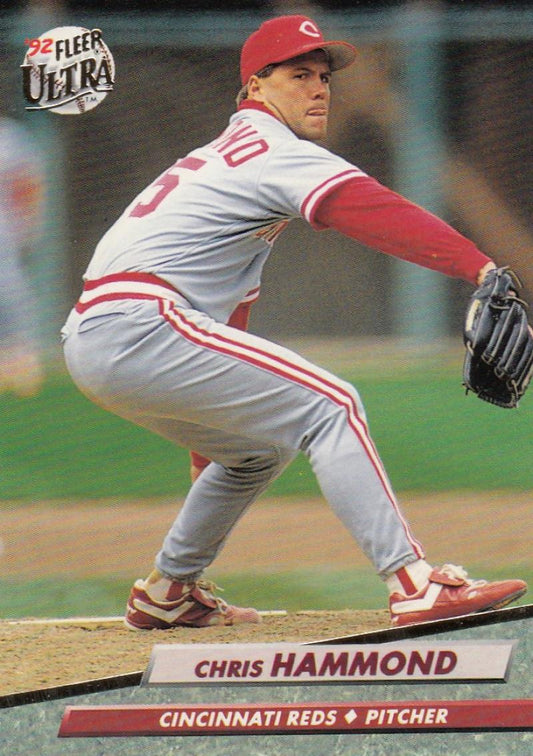 1992 Fleer Ultra Baseball #189 Chris Hammond  Cincinnati Reds  Image 1