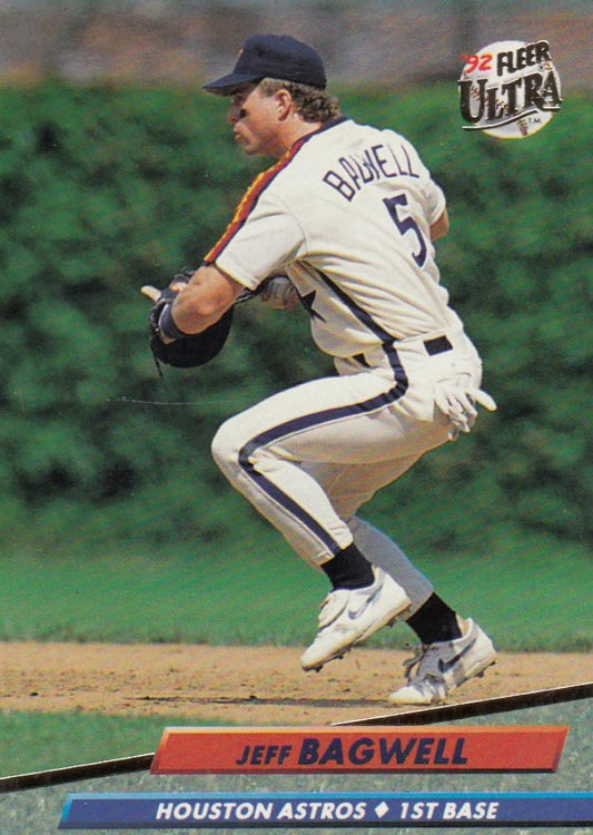 1992 Fleer Ultra Baseball #198 Jeff Bagwell  Houston Astros  Image 1