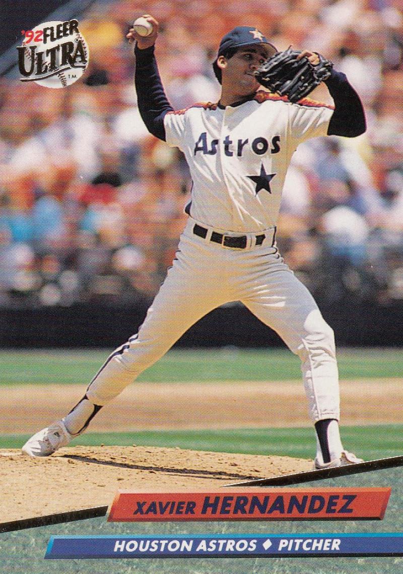 1992 Fleer Ultra Baseball #205 Xavier Hernandez Houston Astros Image 1