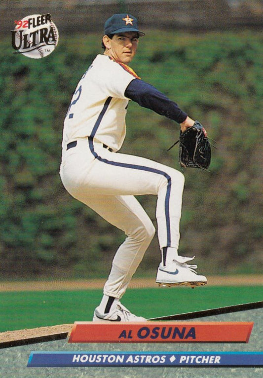 1992 Fleer Ultra Baseball #207 Al Osuna  Houston Astros  Image 1