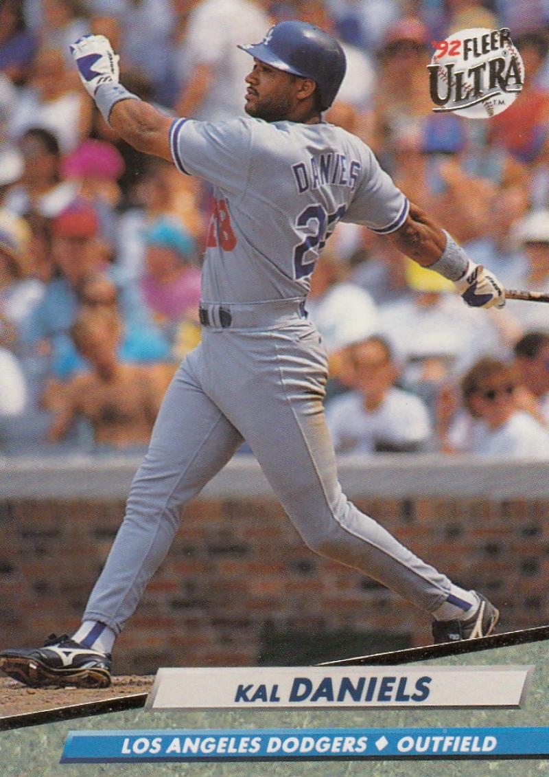1992 Fleer Ultra Baseball #210 Kal Daniels Los Angeles Dodgers Image 1