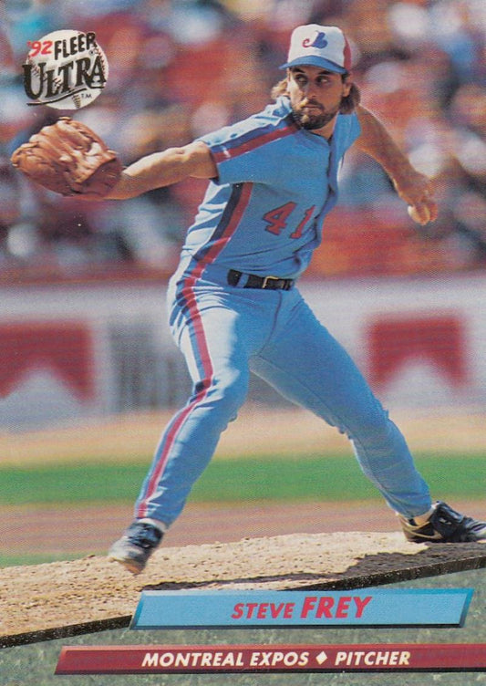 1992 Fleer Ultra Baseball #222 Steve Frey  Montreal Expos  Image 1