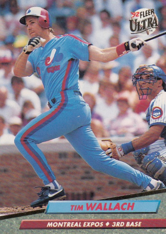 1992 Fleer Ultra Baseball #226 Tim Wallach  Montreal Expos  Image 1