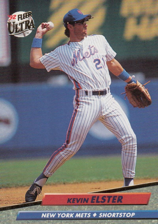 1992 Fleer Ultra Baseball #231 Kevin Elster  New York Mets  Image 1
