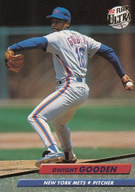 1992 Fleer Ultra Baseball #232 Dwight Gooden  New York Mets  Image 1