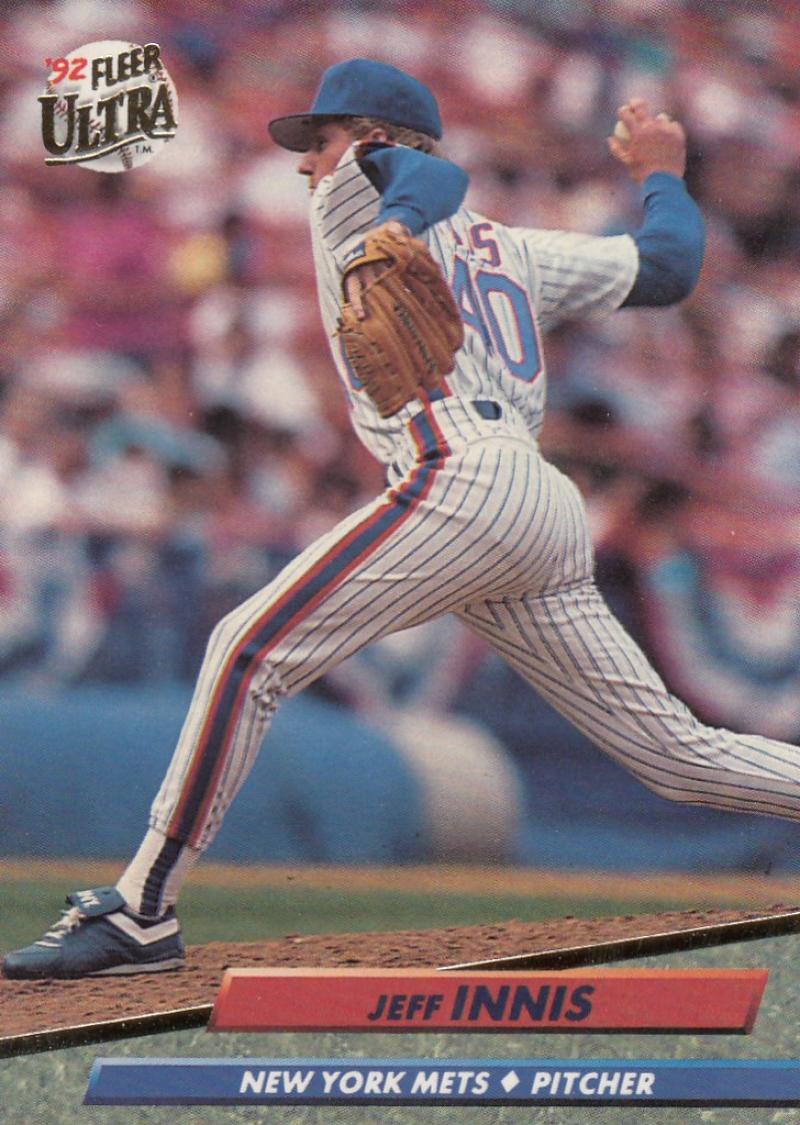 1992 Fleer Ultra Baseball #234 Jeff Innis New York Mets Image 1