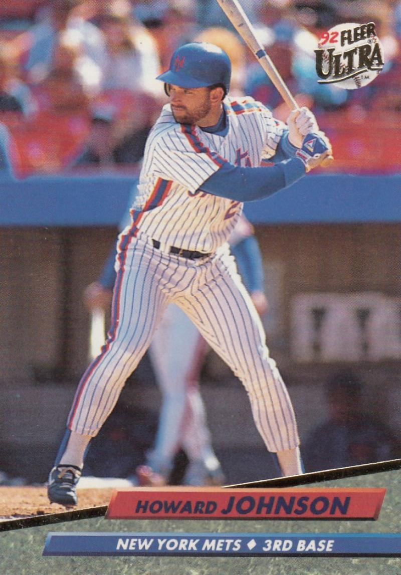 1992 Fleer Ultra Baseball #235 Howard Johnson New York Mets Image 1