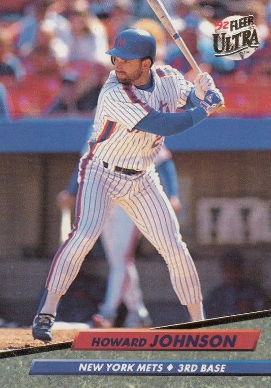 1992 Fleer Ultra Baseball #235 Howard Johnson  New York Mets  Image 1