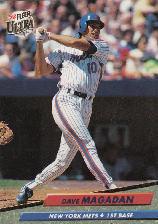 1992 Fleer Ultra Baseball #236 Dave Magadan  New York Mets  Image 1