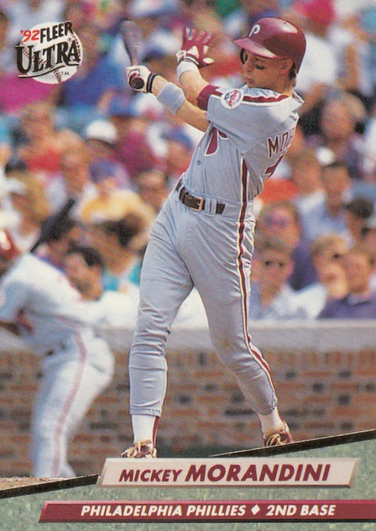 1992 Fleer Ultra Baseball #247 Mickey Morandini  Philadelphia Phillies  Image 1