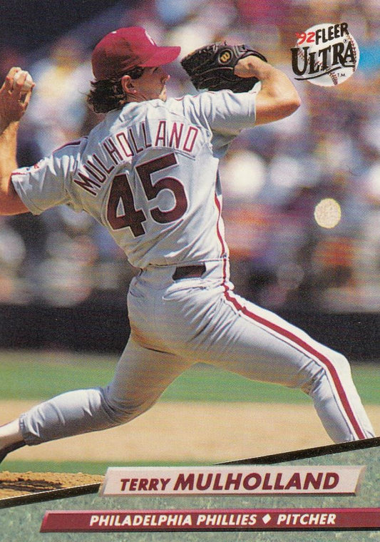 1992 Fleer Ultra Baseball #248 Terry Mulholland  Philadelphia Phillies  Image 1