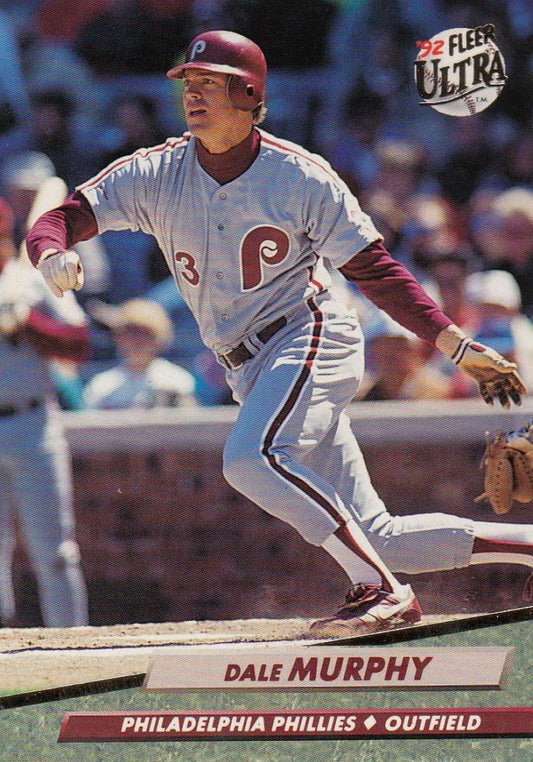 1992 Fleer Ultra Baseball #249 Dale Murphy  Philadelphia Phillies  Image 1