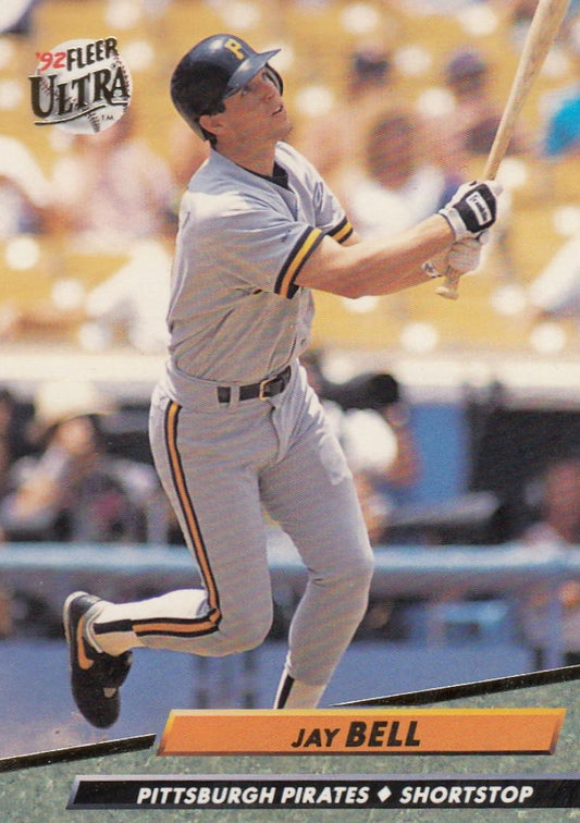 1992 Fleer Ultra Baseball #250 Jay Bell  Pittsburgh Pirates  Image 1