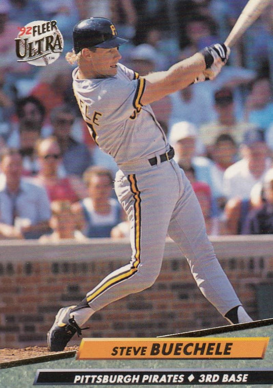 1992 Fleer Ultra Baseball #252 Steve Buechele  Pittsburgh Pirates  Image 1