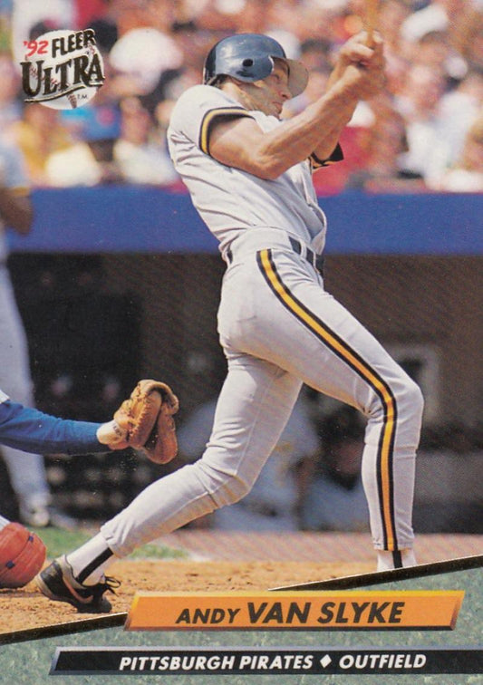 1992 Fleer Ultra Baseball #262 Andy Van Slyke  Pittsburgh Pirates  Image 1