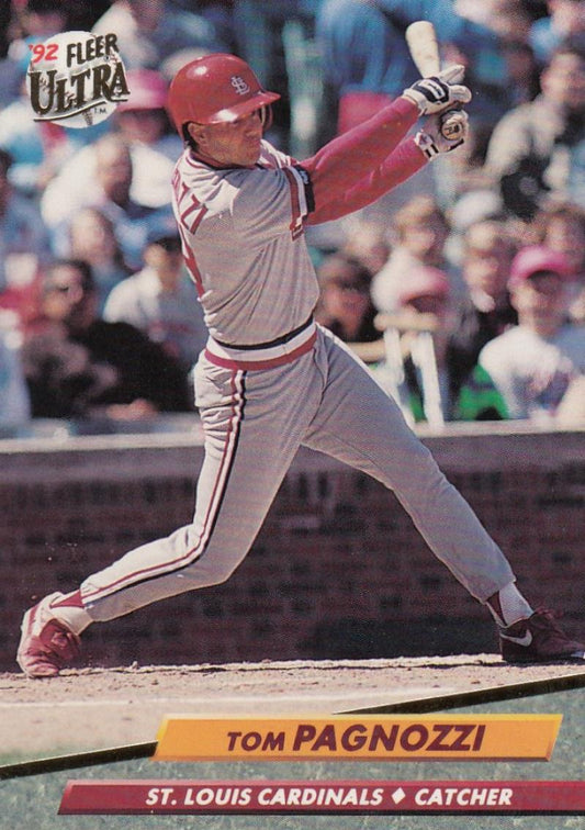 1992 Fleer Ultra Baseball #268 Tom Pagnozzi  St. Louis Cardinals  Image 1