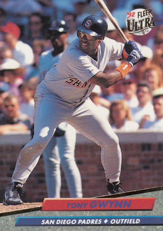 1992 Fleer Ultra Baseball #277 Tony Gwynn  San Diego Padres  Image 1
