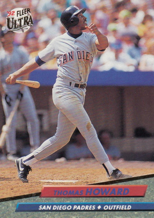 1992 Fleer Ultra Baseball #279 Thomas Howard  San Diego Padres  Image 1