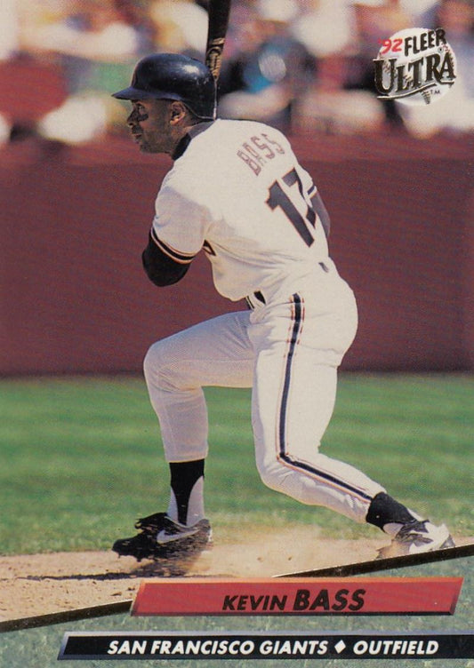 1992 Fleer Ultra Baseball #284 Kevin Bass  San Francisco Giants  Image 1