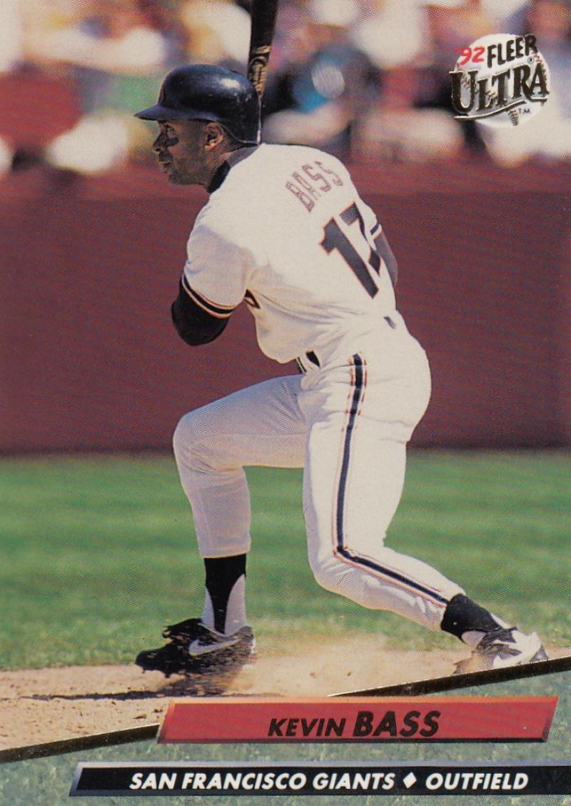 1992 Fleer Ultra Baseball #284 Kevin Bass San Francisco Giants Image 1