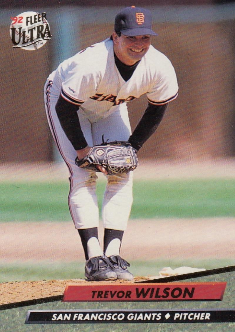 1992 Fleer Ultra Baseball #297 Trevor Wilson San Francisco Giants Image 1