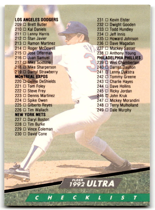 1992 Fleer Ultra Baseball #300 Nolan Ryan  Texas Rangers  Image 1