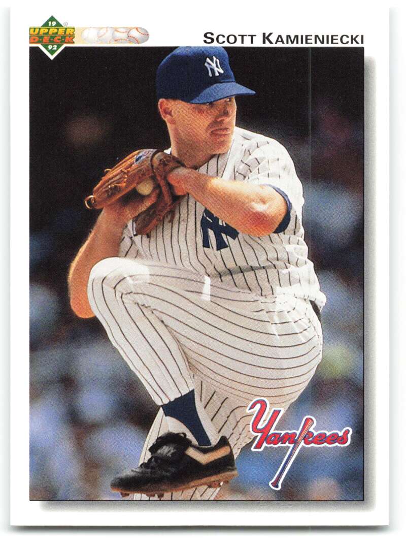 1992 Upper Deck #46 Scott Kamieniecki New York Yankees Image 1