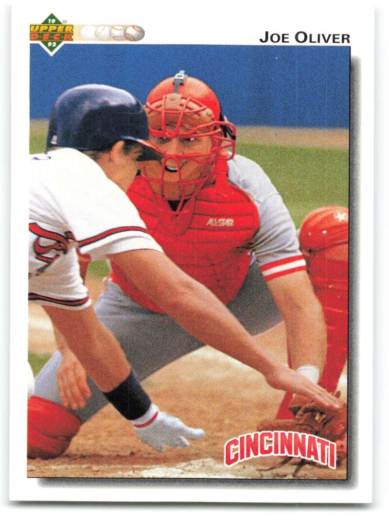 1992 Upper Deck #101 Joe Oliver Cincinnati Reds Image 1