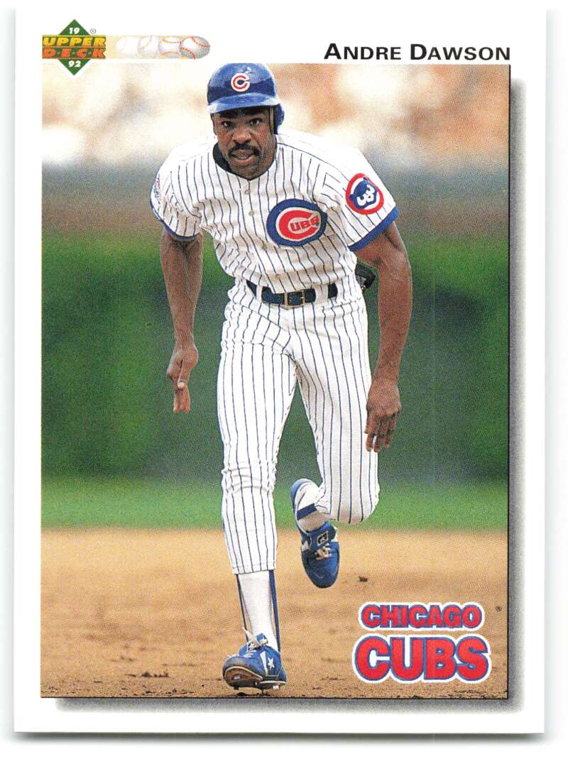 1992 Upper Deck #124 Andre Dawson Chicago Cubs Image 1