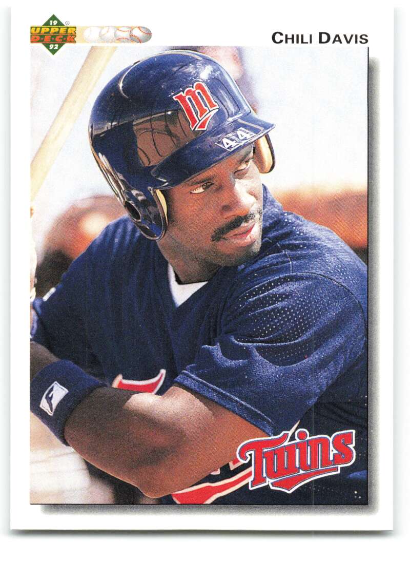 1992 Upper Deck #126 Chili Davis Minnesota Twins Image 1