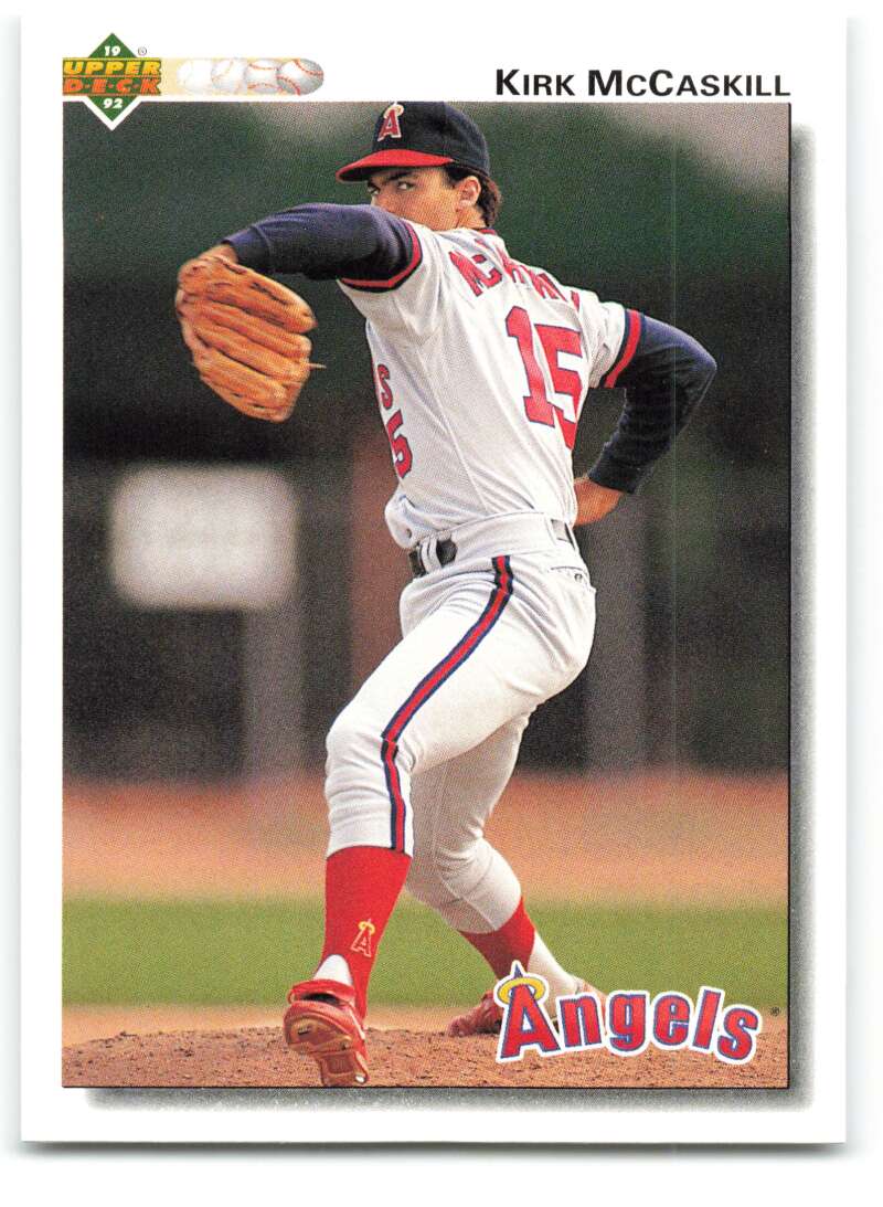 1992 Upper Deck #128 Kirk McCaskill California Angels Image 1
