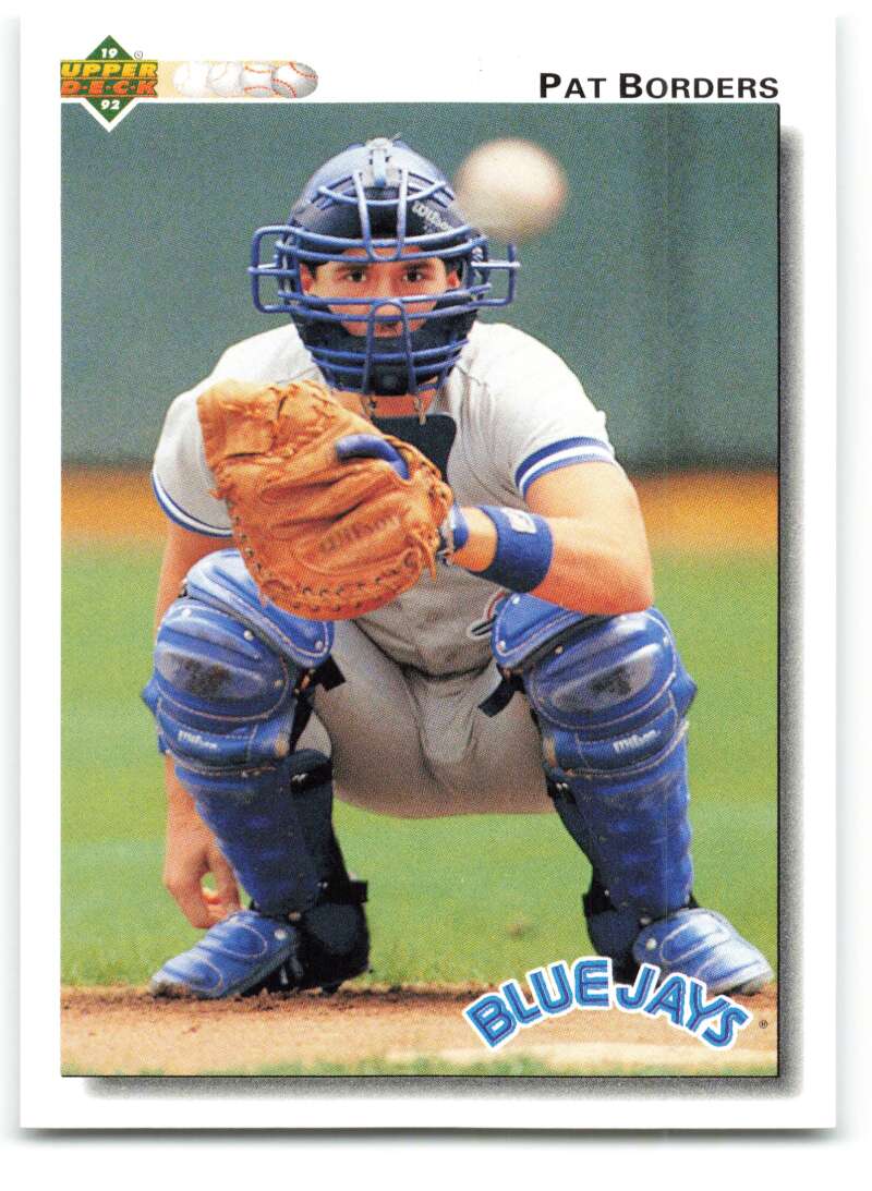 1992 Upper Deck #140 Pat Borders Toronto Blue Jays Image 1