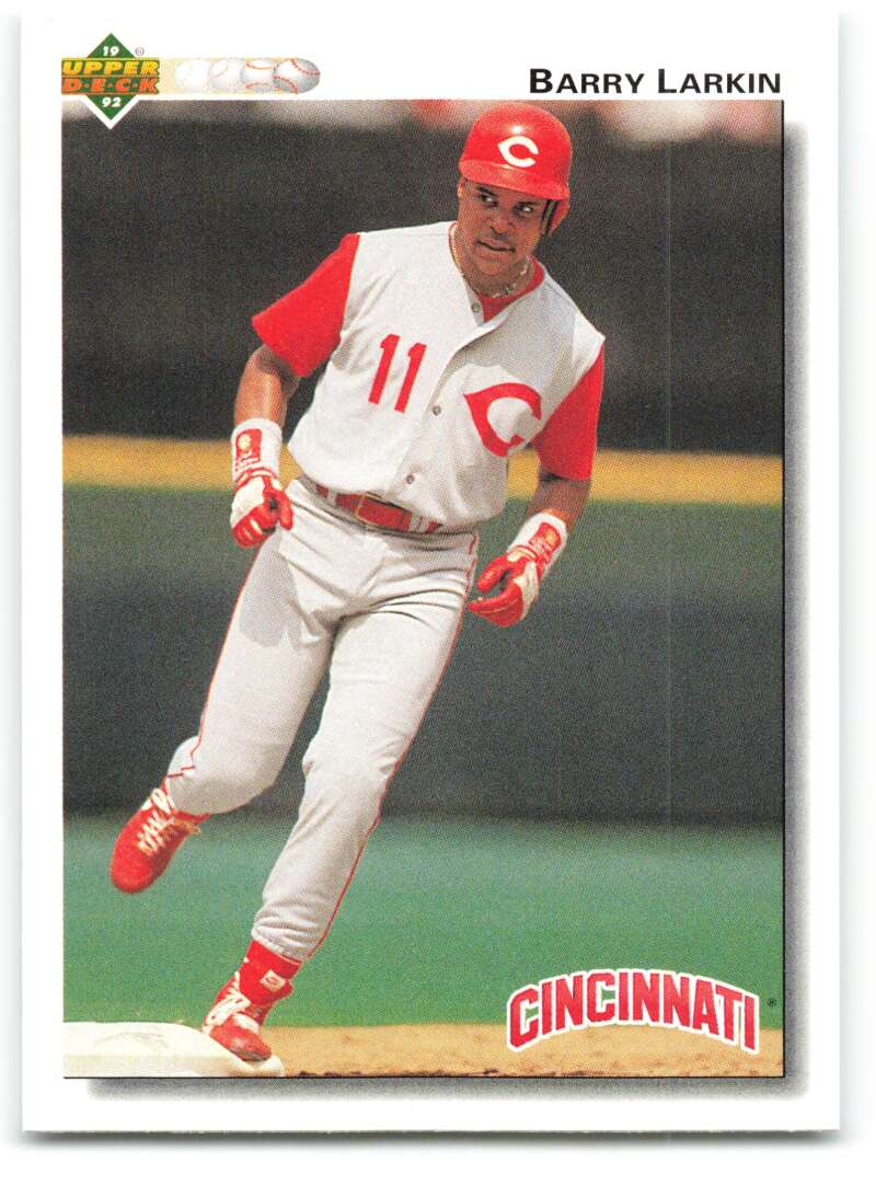1992 Upper Deck #144 Barry Larkin Cincinnati Reds Image 1