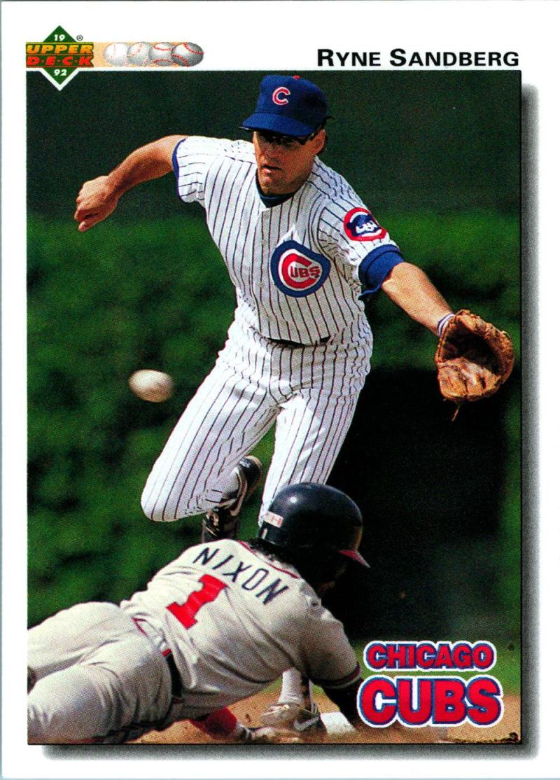 1992 Upper Deck #145 Ryne Sandberg Chicago Cubs Image 1
