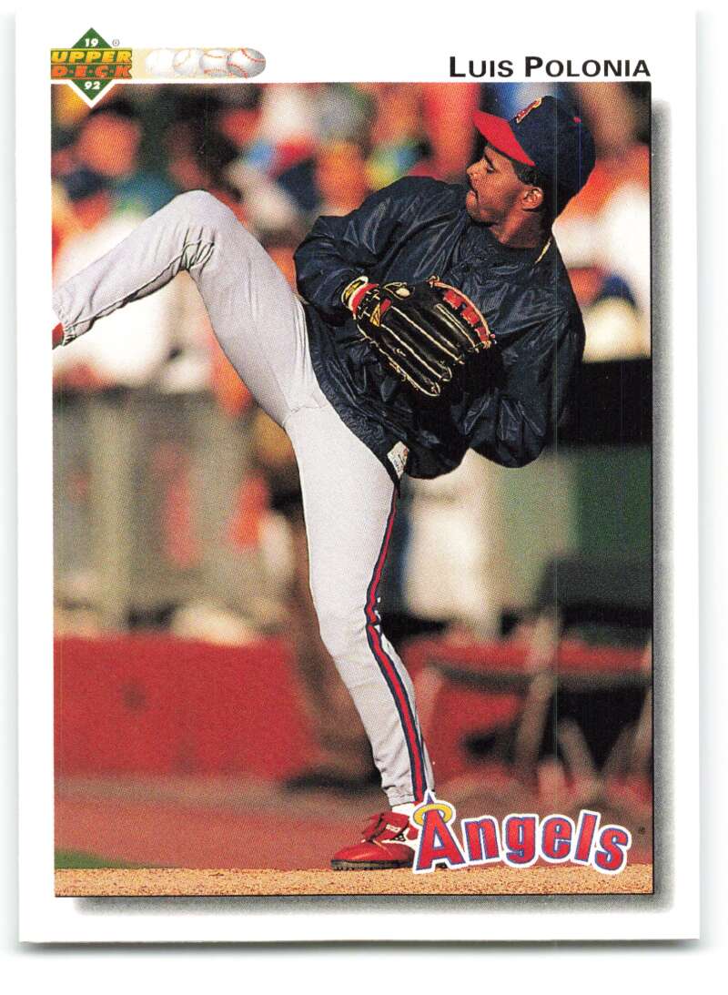 1992 Upper Deck #147 Luis Polonia California Angels Image 1
